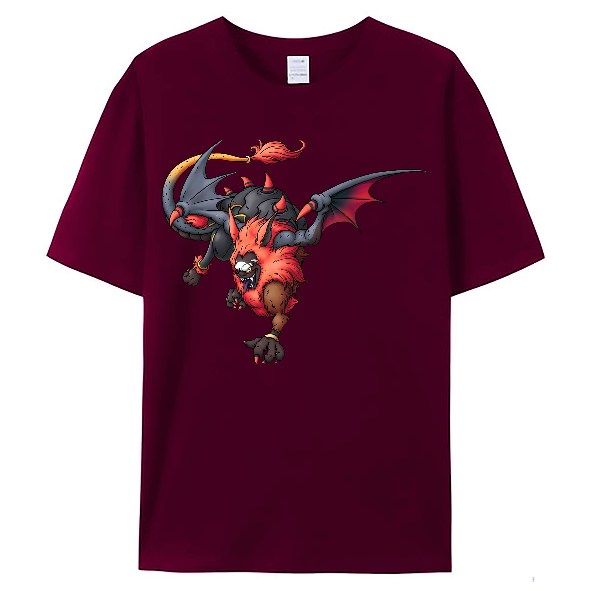 （画像用） ドラゴンクエスト Doragon Kuesuto Dragon Quest レディースカジュアルプリントTシャツ（綿100％）